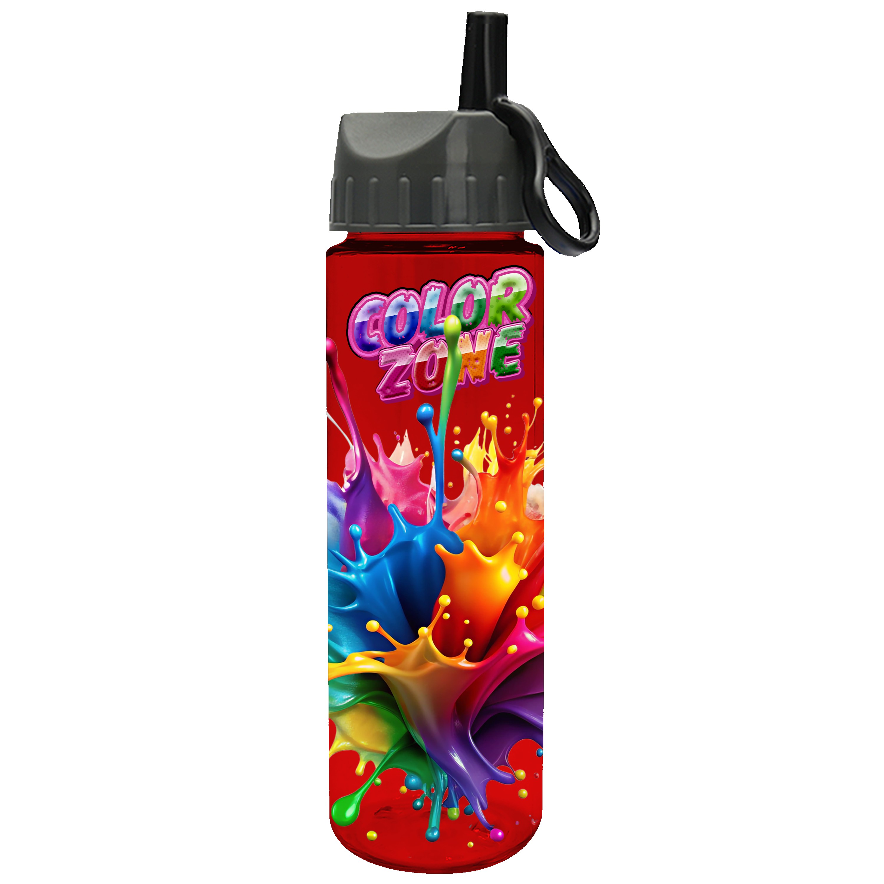 Garyline® Freedom Tritan® Bottle with Ring-Straw Lid - 28 oz. 2