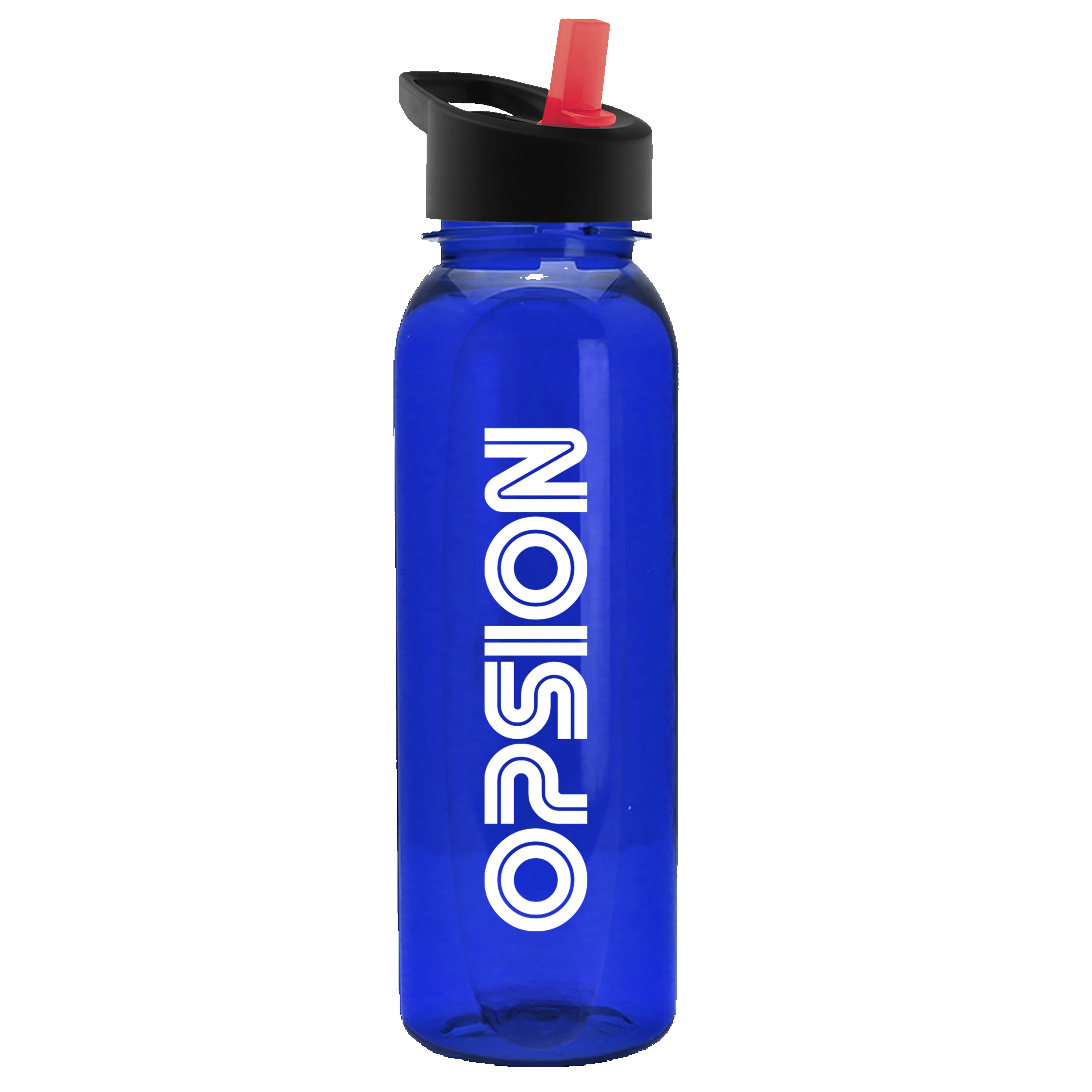 Garyline® Boss Embossed Tritan® Bottle with Flip-Straw Lid - 24 oz. 2