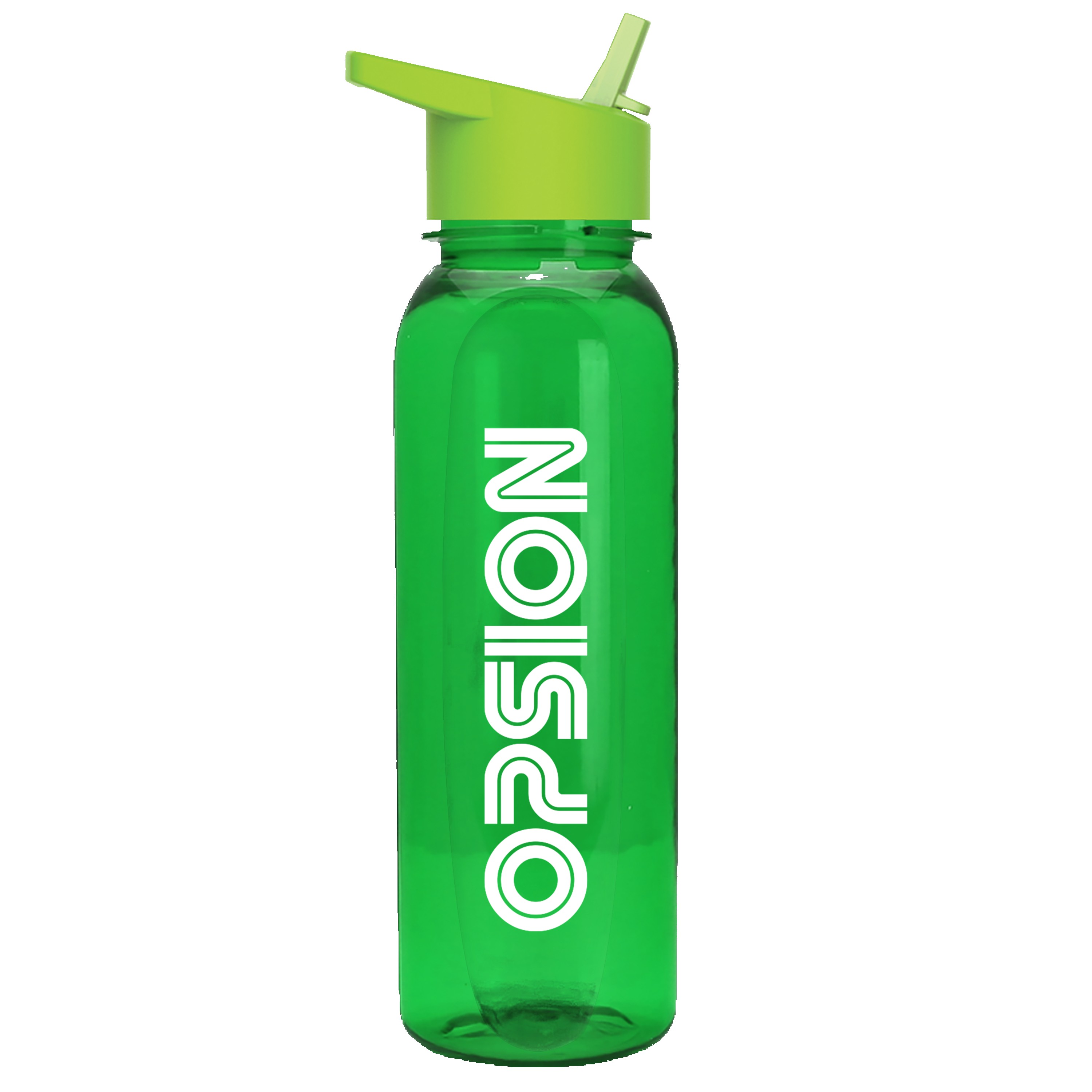 Garyline® Boss Embossed Tritan® Bottle with Flip-Straw Lid - 24 oz. 2