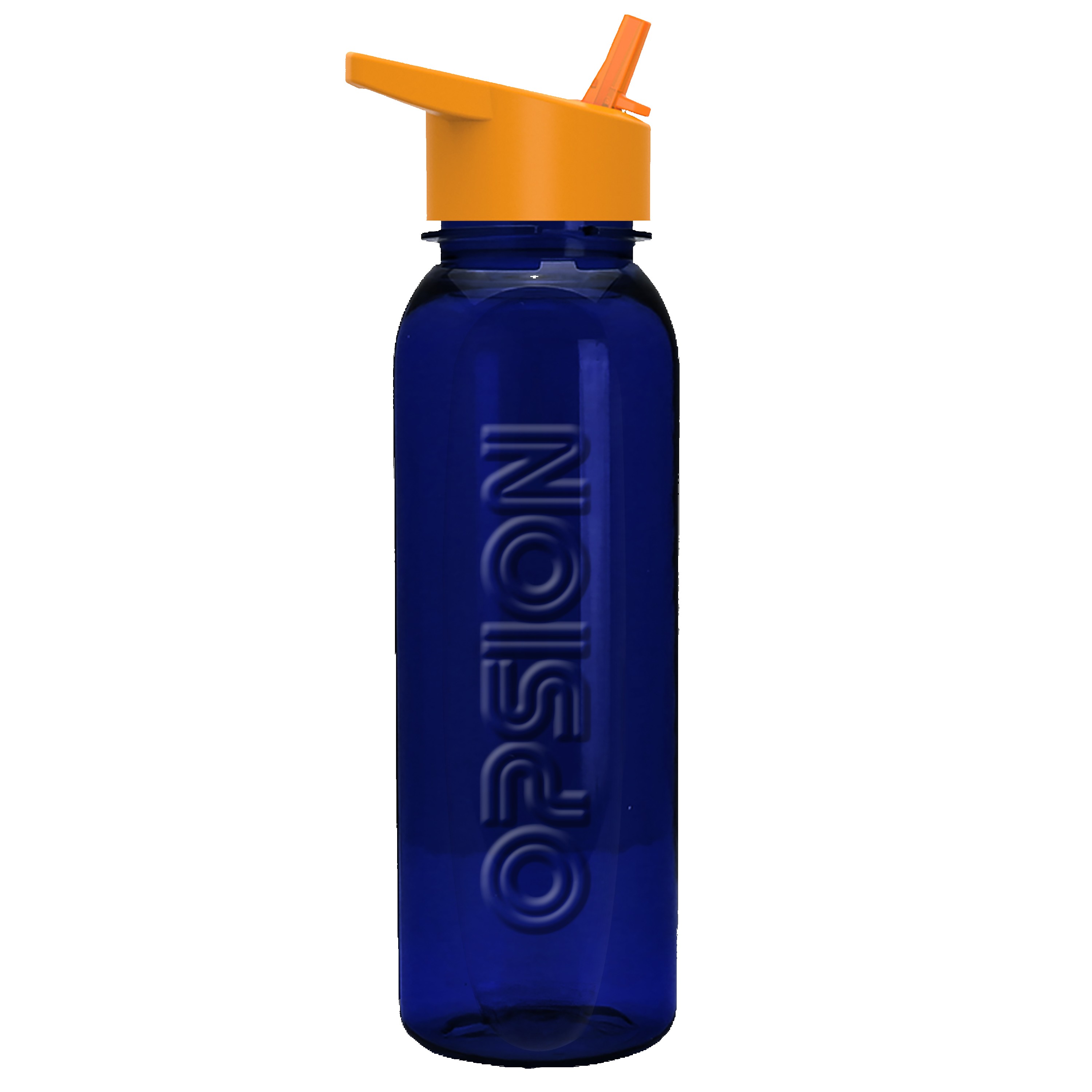 Garyline® Boss Embossed Tritan® Bottle with Flip-Straw Lid - 24 oz. 2