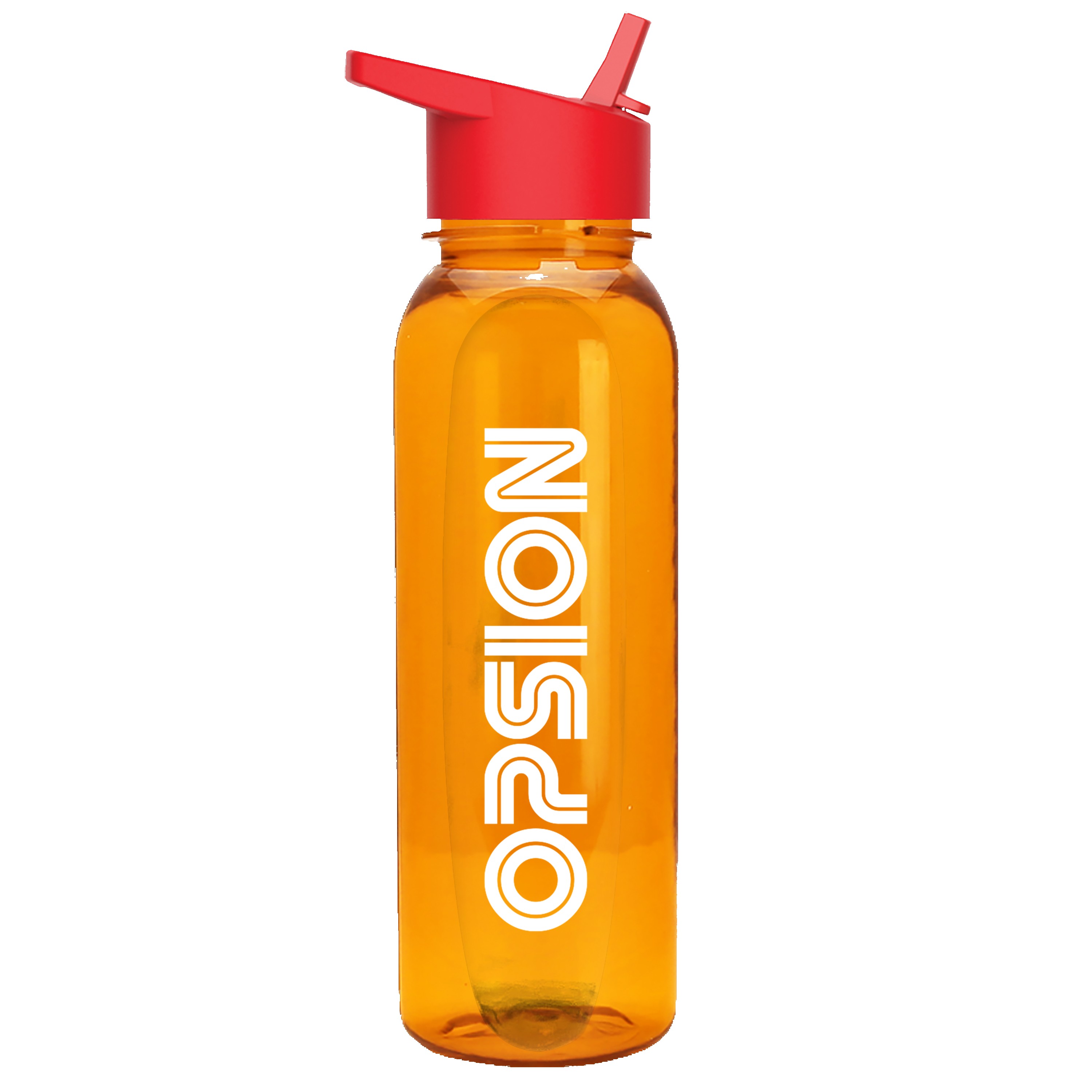 Garyline® Boss Embossed Tritan® Bottle with Flip-Straw Lid - 24 oz. 2