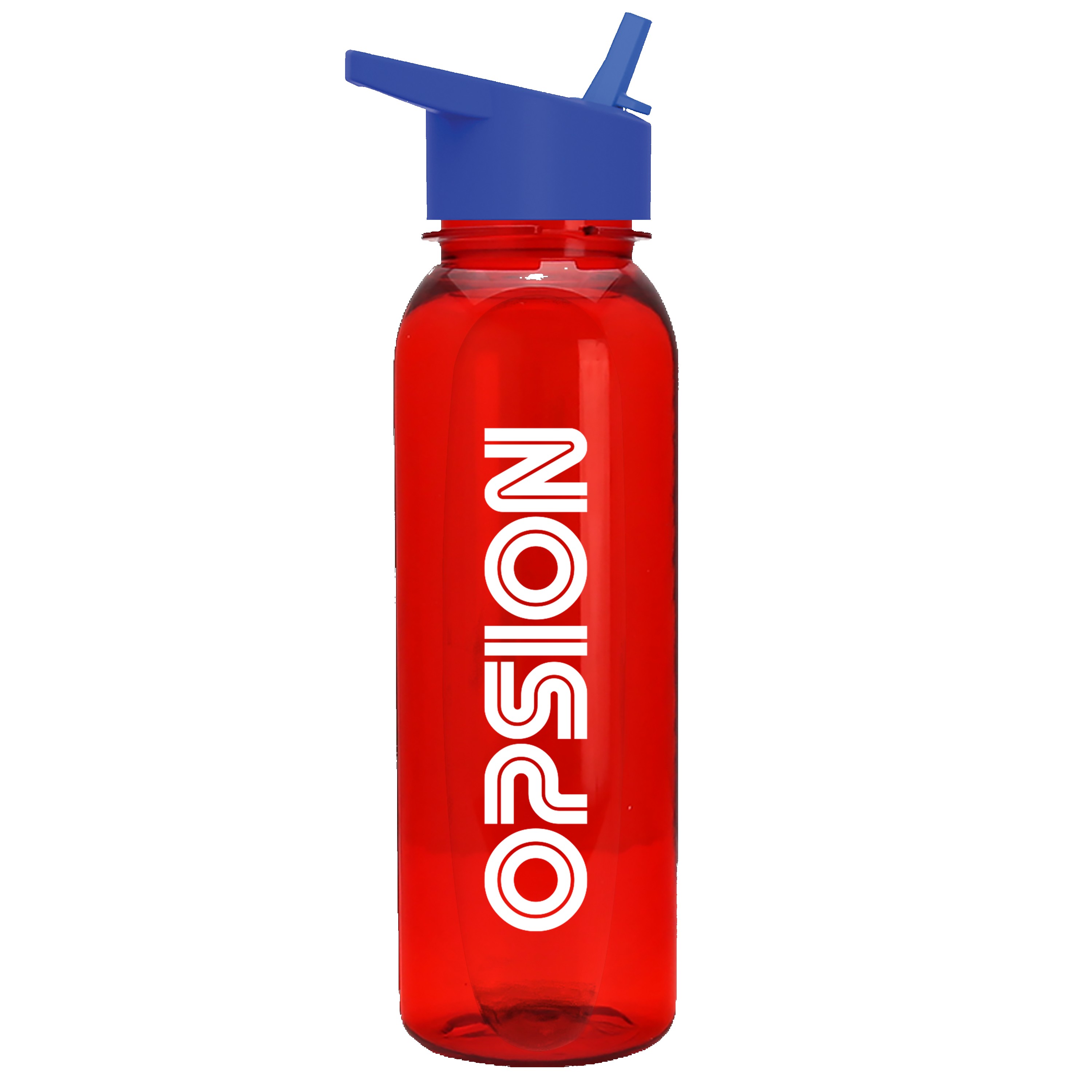 Garyline® Boss Embossed Tritan® Bottle with Flip-Straw Lid - 24 oz. 2