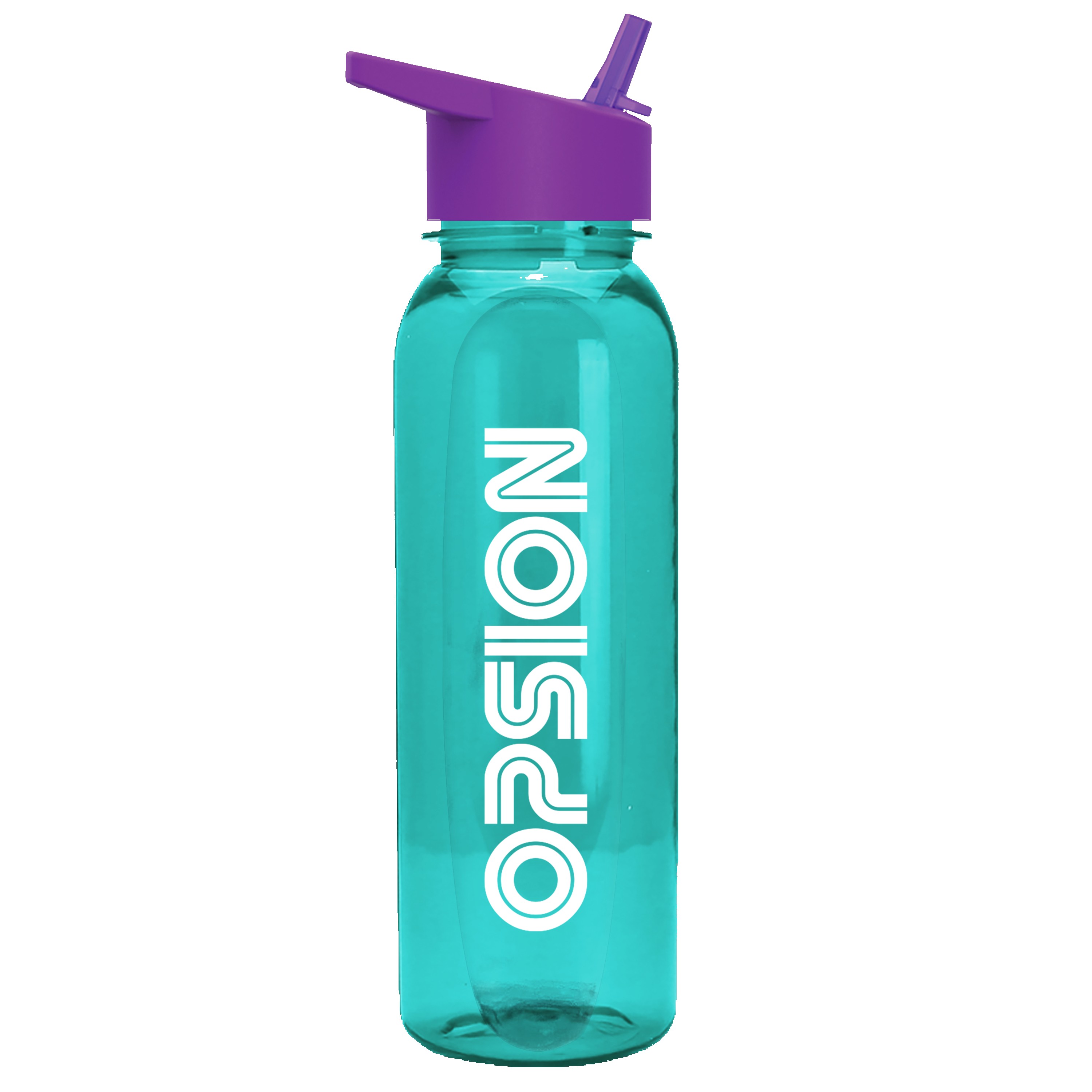 Garyline® Boss Embossed Tritan® Bottle with Flip-Straw Lid - 24 oz. 2