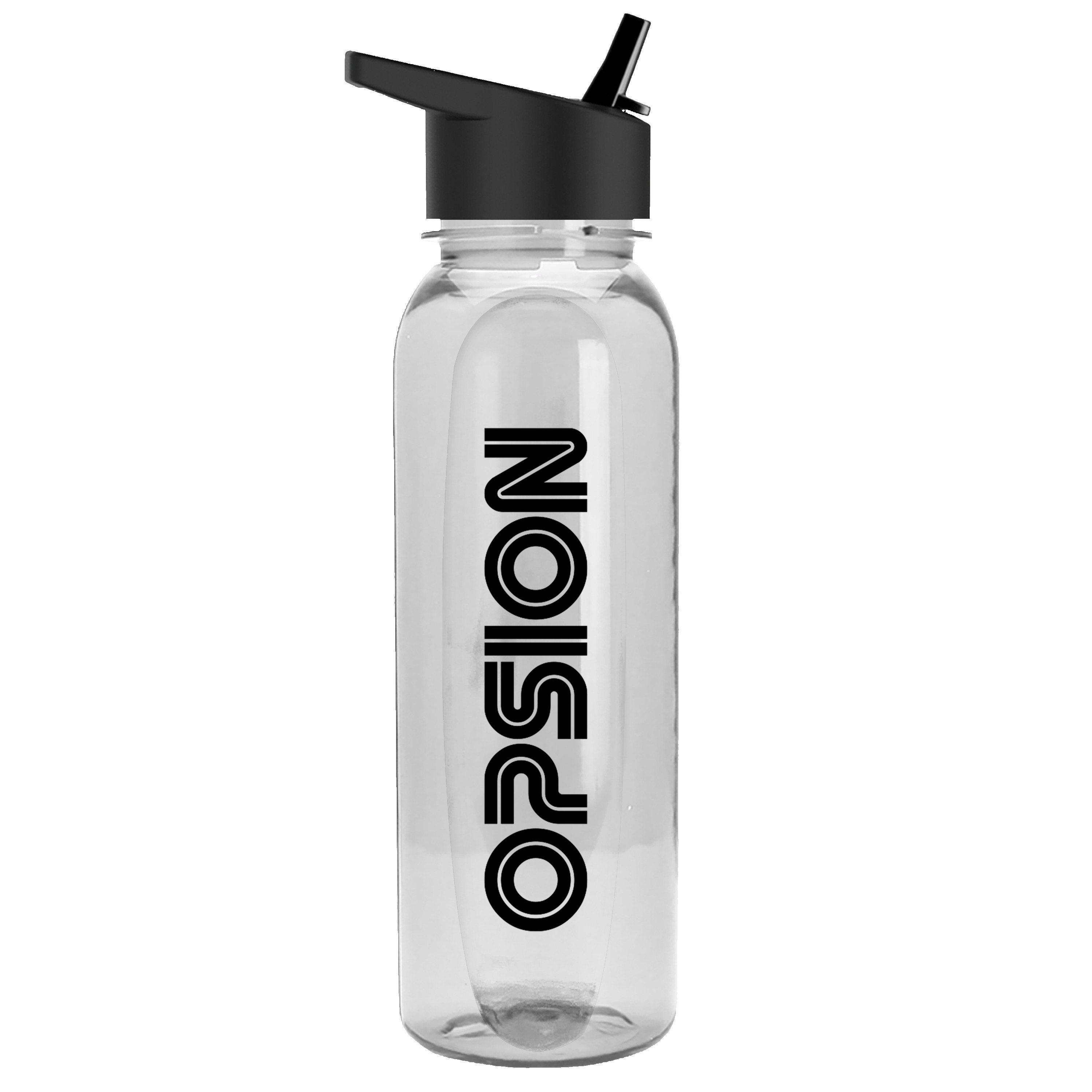Garyline® Boss Embossed Tritan® Bottle with Flip-Straw Lid - 24 oz. 2