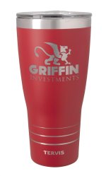 Tervis® Powder-Coated Stainless Steel Traveler® Tumbler - 30 oz. - 46494 foxberry red image Tervis® Powder-Coated Stainless Steel Traveler® Tumbler - 30 oz. - 46494 foxberry red image