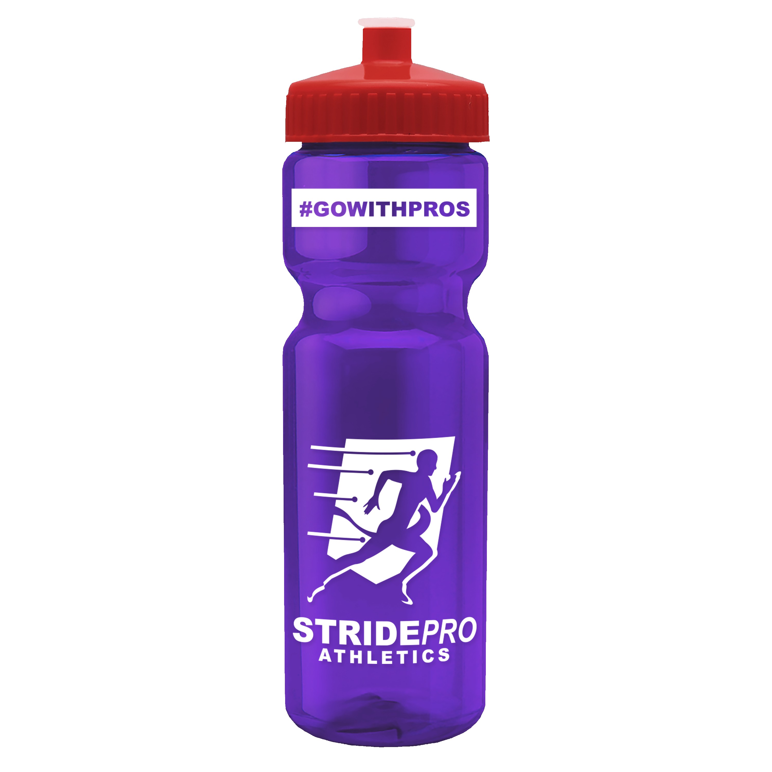 Garyline® Champ Recycled Bottle with Push-Pull Lid - 28 oz. 2