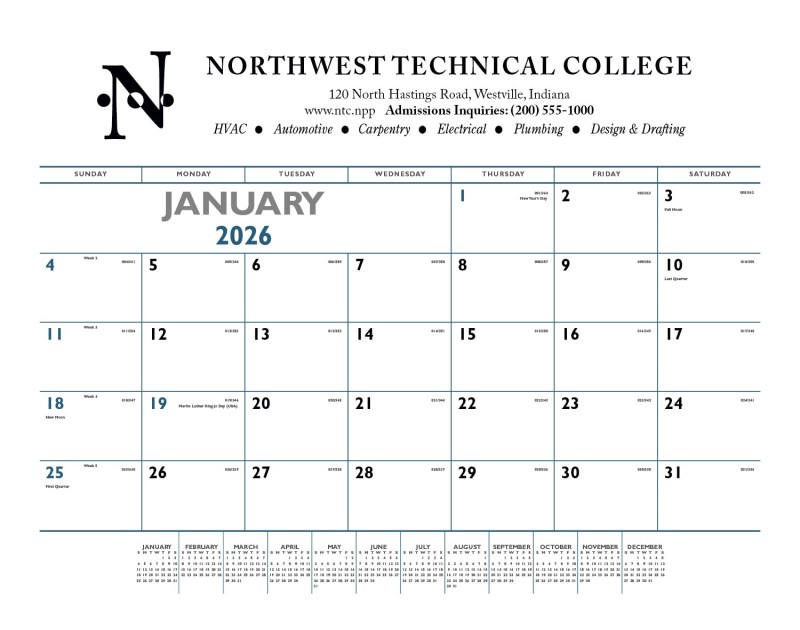 Triumph® Calendars Blue & Black Desk Pad 2 Triumph® Calendars Blue & Black Desk Pad 2