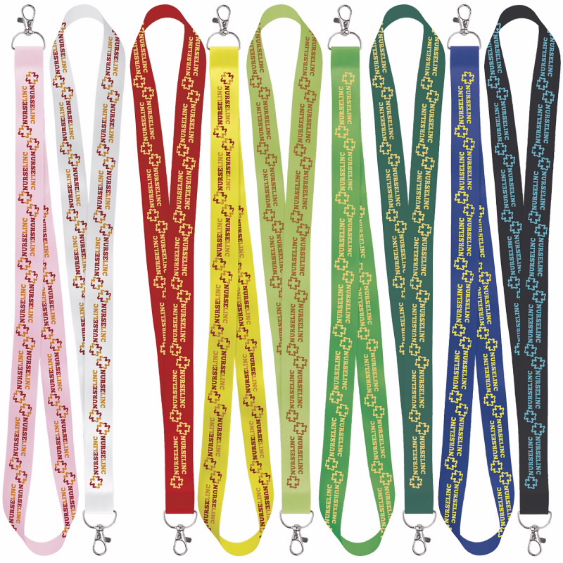 Universal Source® 1" Satin Screen Print Lanyard 2