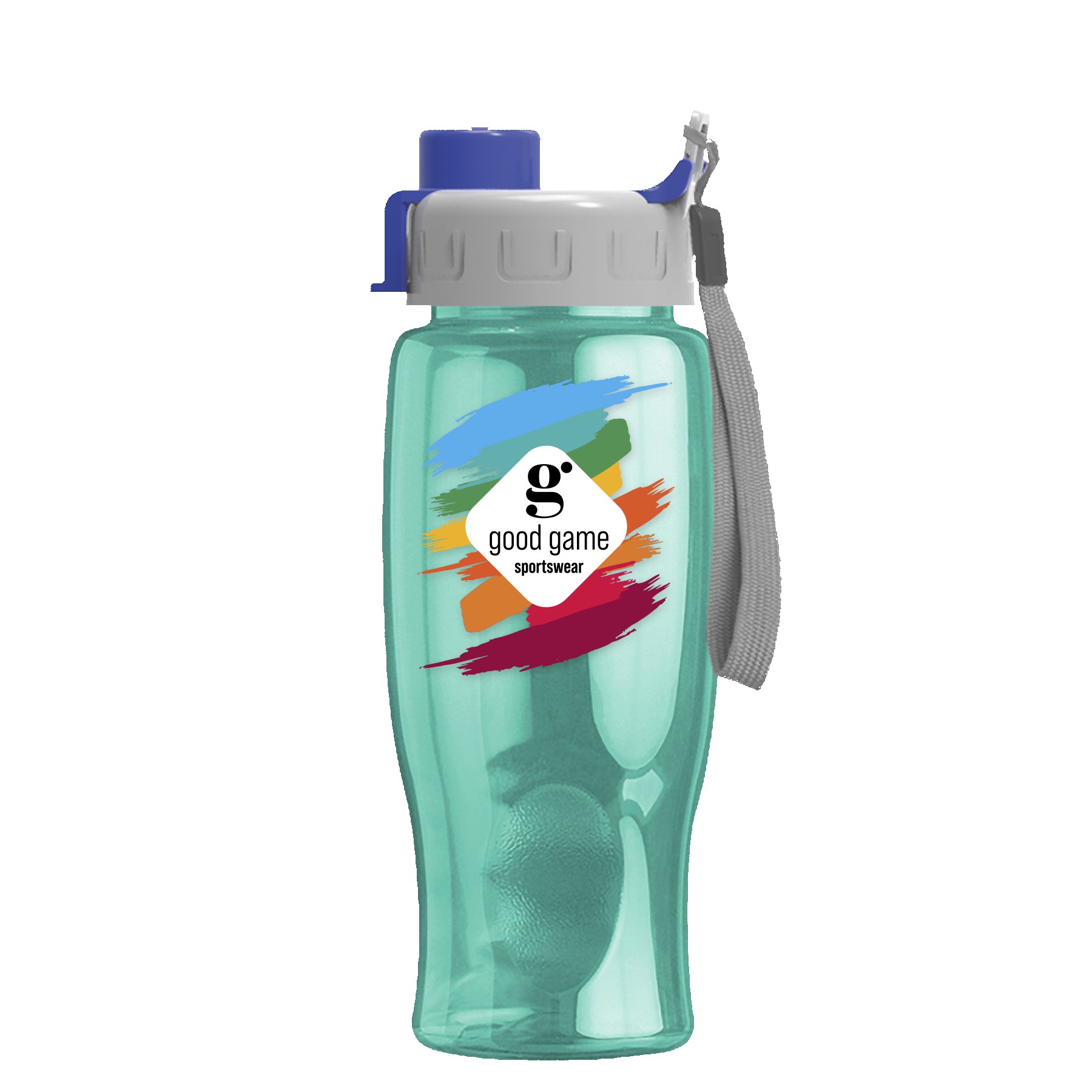 Garyline® Poly+ Bottle with Quick-Snap Lid - 27 oz. 2
