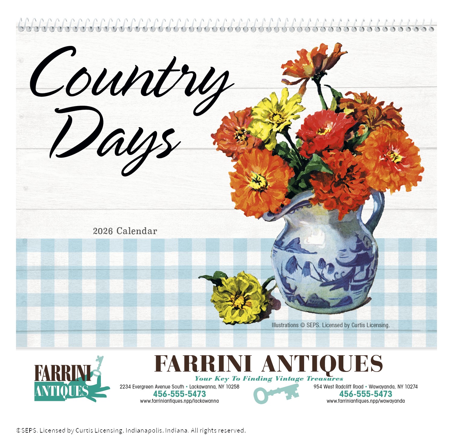 Good Value™ Country Days - Spiral Calendar 2