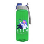 Garyline® Flair Tritan® Renew Bottle with Quick-Snap Lid - 26 oz. - RNX63Q_translucentgreen_bottle_graywithblue_lid_full.png Garyline® Flair Tritan® Renew Bottle with Quick-Snap Lid - 26 oz. - RNX63Q_translucentgreen_bottle_graywithblue_lid_full.png