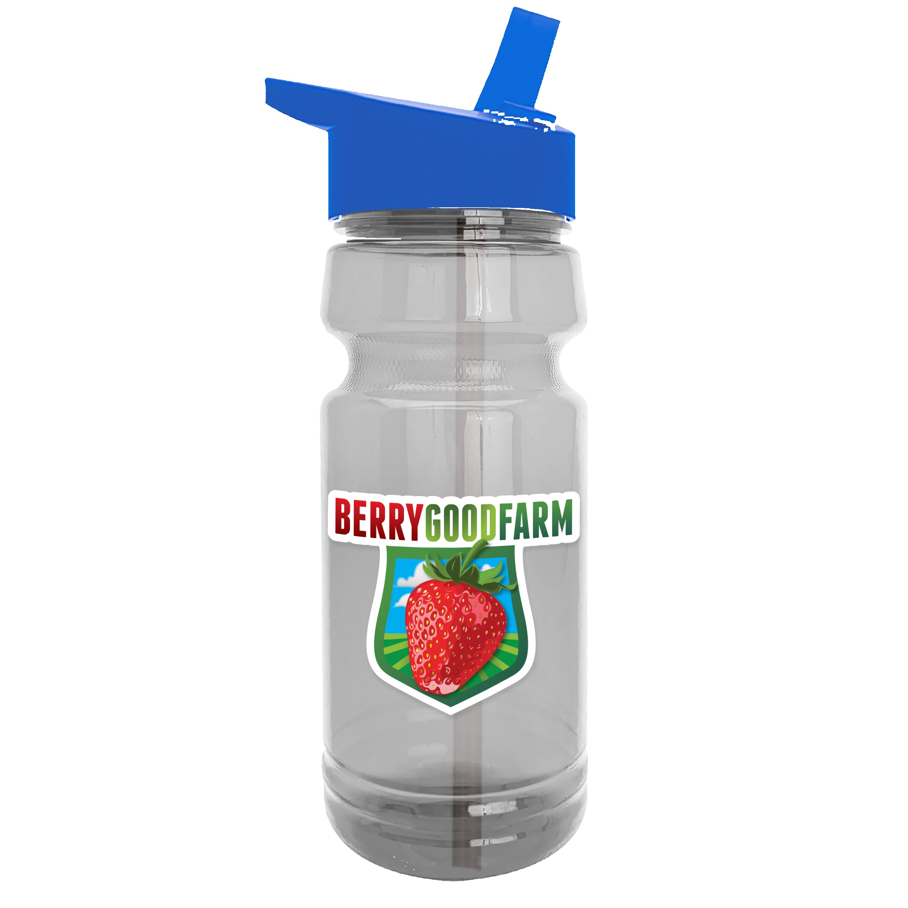Garyline® Trainer Clear Bottle with Flip-Straw Lid - 24 oz. 2