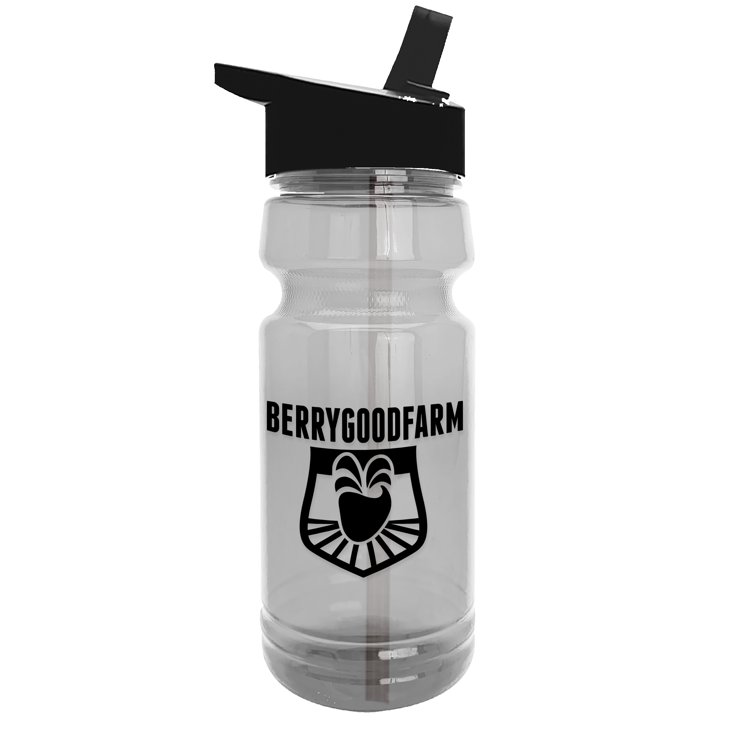 Garyline® Trainer Clear Bottle with Flip-Straw Lid - 24 oz. 2