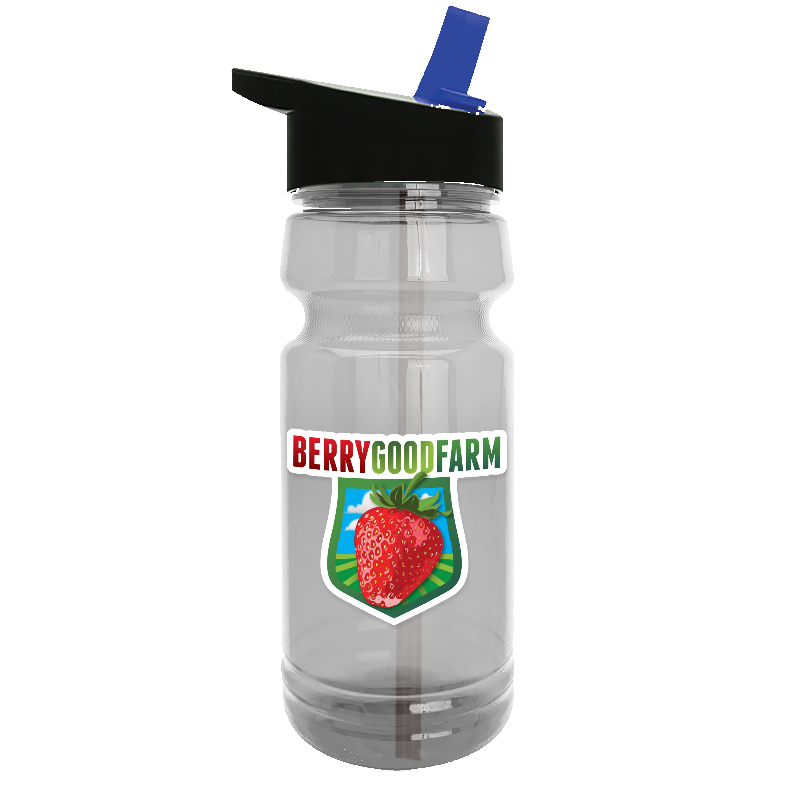 Garyline® Trainer Clear Bottle with Flip-Straw Lid - 24 oz. 2