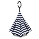 Shed Rain™ UnbelievaBrella® 48" Reverse-Close Manual Stick Umbrella (Prints) - VRNW3215 black-clouds open image Shed Rain™ UnbelievaBrella® 48" Reverse-Close Manual Stick Umbrella (Prints) - VRNW3215 black-clouds open image