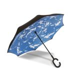 Shed Rain™ UnbelievaBrella® 48" Reverse-Close Manual Stick Umbrella (Prints) - VRNW3215 black-clouds open image Shed Rain™ UnbelievaBrella® 48" Reverse-Close Manual Stick Umbrella (Prints) - VRNW3215 black-clouds open image