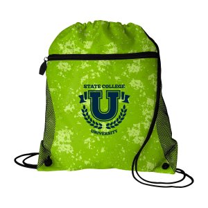 Good Value™ Distressed Printed Mesh Pocket Drawcord 2 Good Value™ Distressed Printed Mesh Pocket Drawcord 2