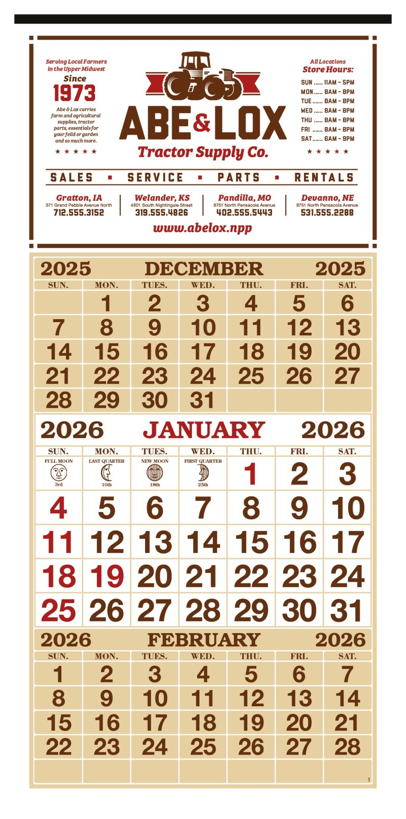 Skinner & Kennedy™ 3-Month Display 12-Sheet Calendar 2 Skinner & Kennedy™ 3-Month Display 12-Sheet Calendar 2