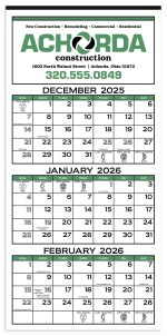 Skinner & Kennedy™ 3-Month Display 12-Sheet Calendar 2 Skinner & Kennedy™ 3-Month Display 12-Sheet Calendar 2