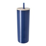 Good Value™ Double-Wall Stainless Steel Tumbler with Bamboo Lid and Straw - 20 oz. - CDKW086 Navy Good Value™ Double-Wall Stainless Steel Tumbler with Bamboo Lid and Straw - 20 oz. - CDKW086 Navy