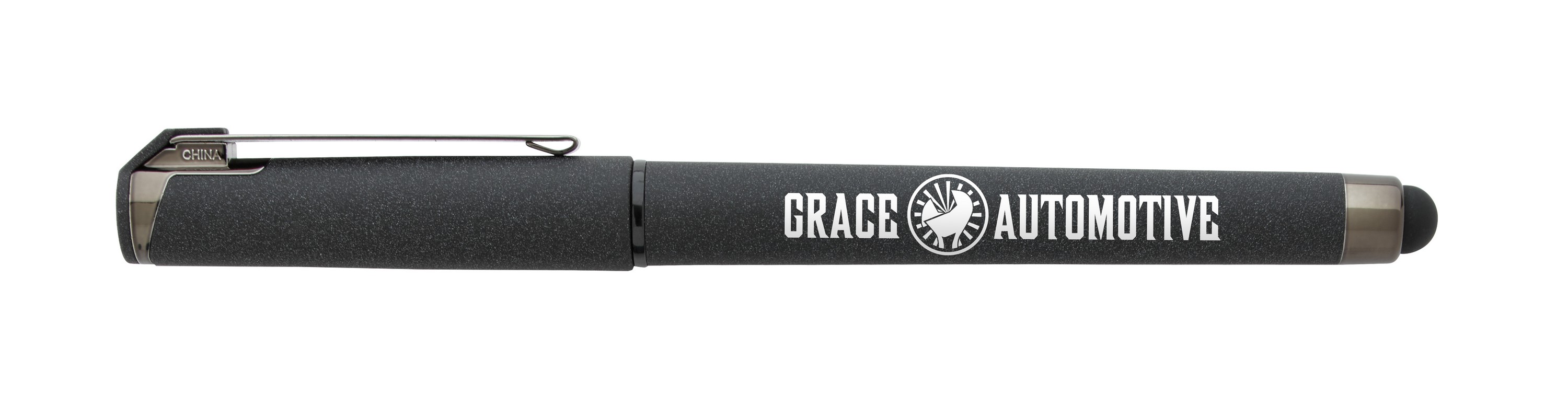 Good Value™ Cali Stylus Gunmetal Suede RABS Pen 2