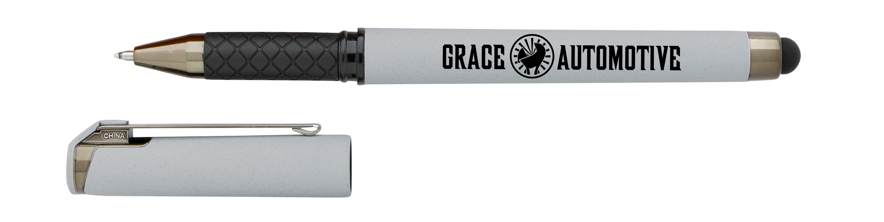 Good Value™ Cali Stylus Gunmetal Suede RABS Pen 2