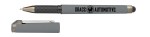Good Value™ Cali Stylus Gunmetal Suede RABS Pen - 55897G slate gray cap-off image Good Value™ Cali Stylus Gunmetal Suede RABS Pen - 55897G slate gray cap-off image