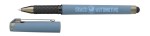 Good Value™ Cali Stylus Gunmetal Suede RABS Pen - 55897G pacific blue cap-off image Good Value™ Cali Stylus Gunmetal Suede RABS Pen - 55897G pacific blue cap-off image