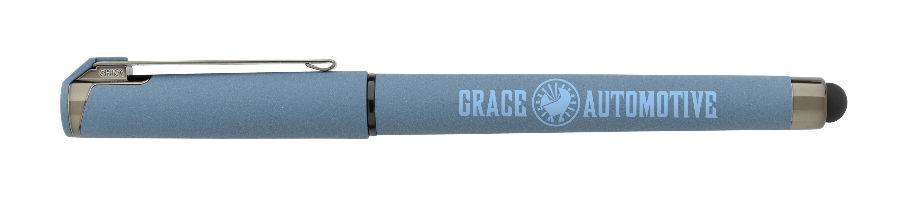 Good Value™ Cali Stylus Gunmetal Suede RABS Pen 2