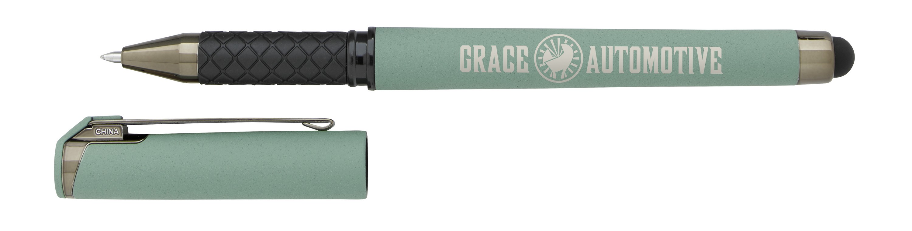 Good Value™ Cali Stylus Gunmetal Suede RABS Pen 2