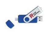 Universal Source® 32 GB On The Go USB 2.0 Flash Drive - Type C - 32423 blue product image Universal Source® 32 GB On The Go USB 2.0 Flash Drive - Type C - 32423 blue product image