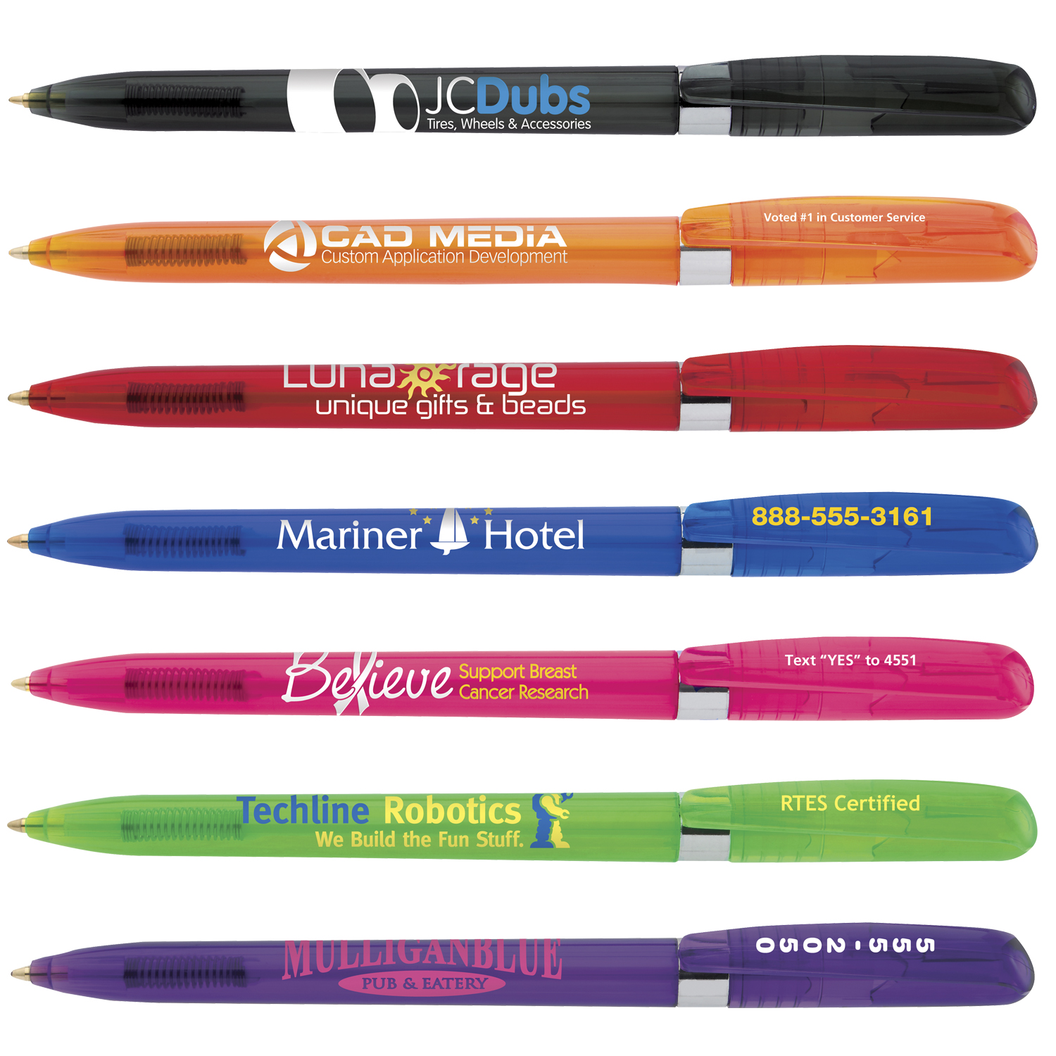 Classic Collection Pivo® Clear Chrome RABS Pen 2