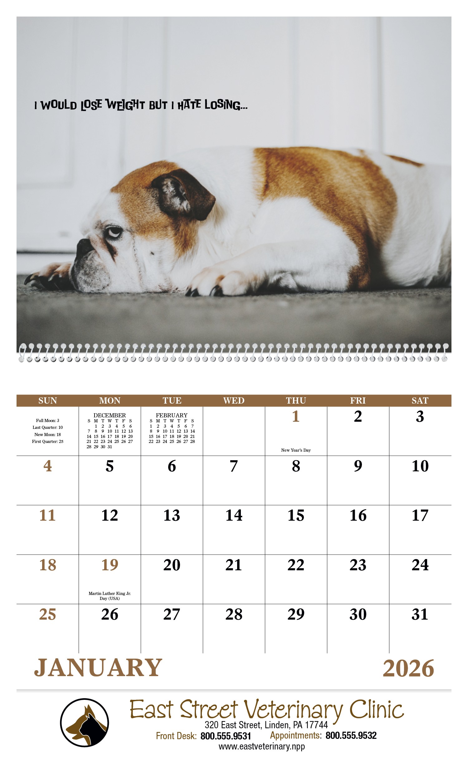 Good Value™ Pets with Attitude - Spiral Calendar 2