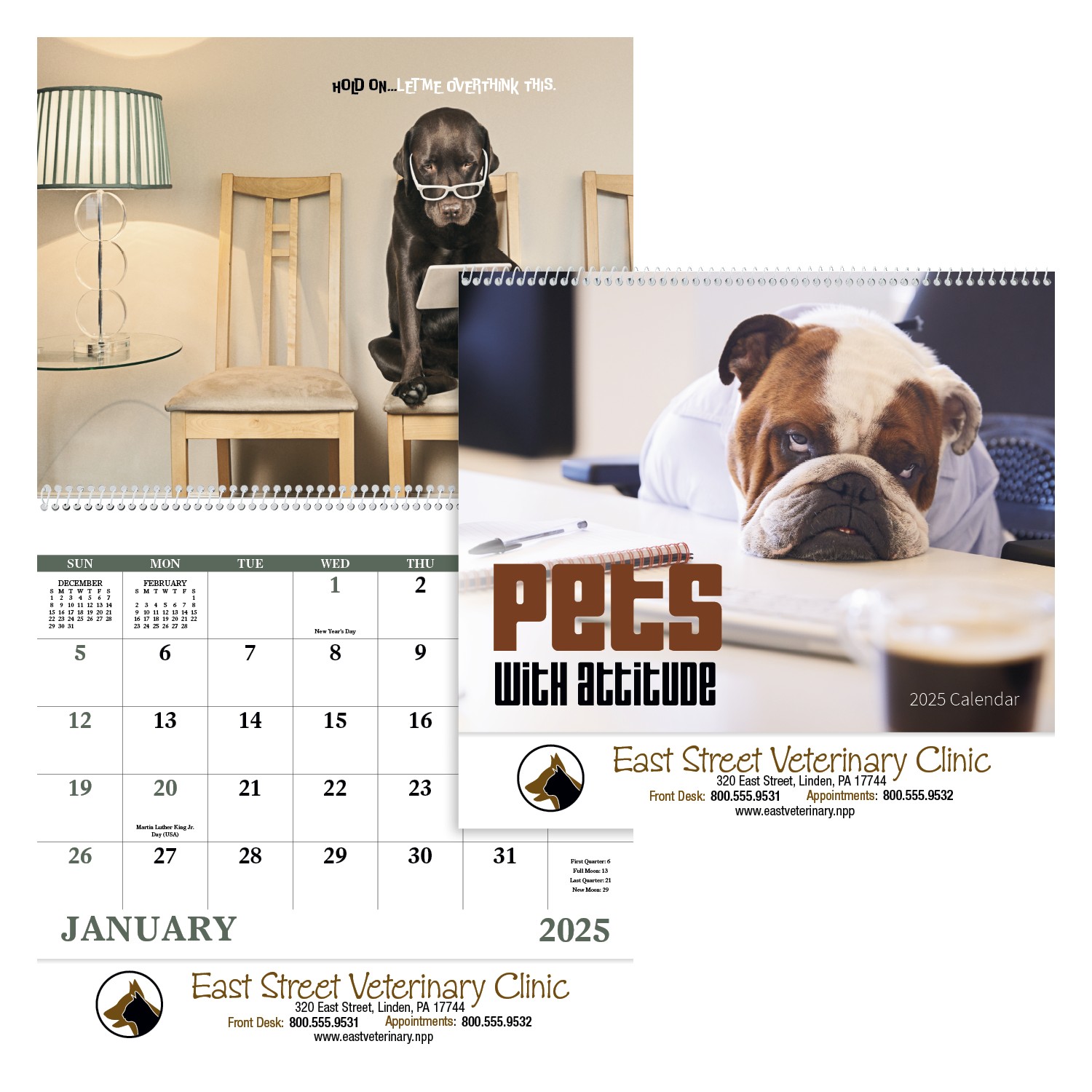 Good Value™ Pets with Attitude - Spiral Calendar 2