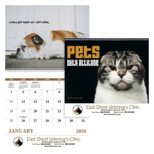 Good Value™ Pets with Attitude - Spiral Calendar 2 Good Value™ Pets with Attitude - Spiral Calendar 2