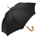 Shed Rain™ 48" Wood-Handled Auto-Open Stick Umbrella - 14012A navy open image Shed Rain™ 48" Wood-Handled Auto-Open Stick Umbrella - 14012A navy open image