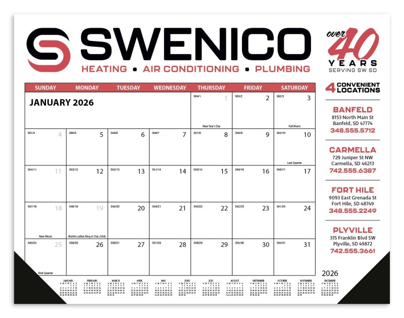 Skinner & Kennedy™ Desk Pad Calendar 2 Skinner & Kennedy™ Desk Pad Calendar 2