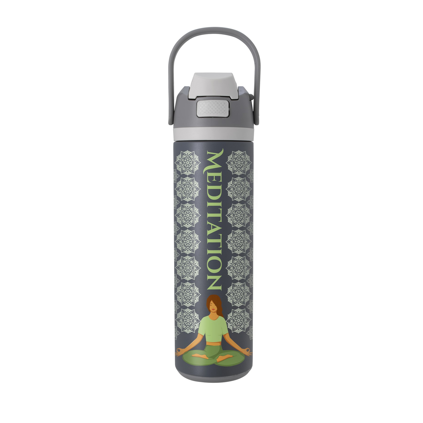 Koozie® PopFlow Recycled Stainless Steel Sport Bottle - 25 oz. 2