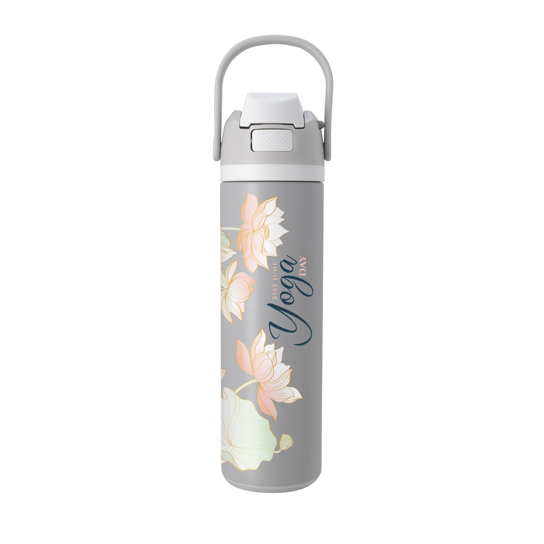 Koozie® PopFlow Recycled Stainless Steel Sport Bottle - 25 oz. 2