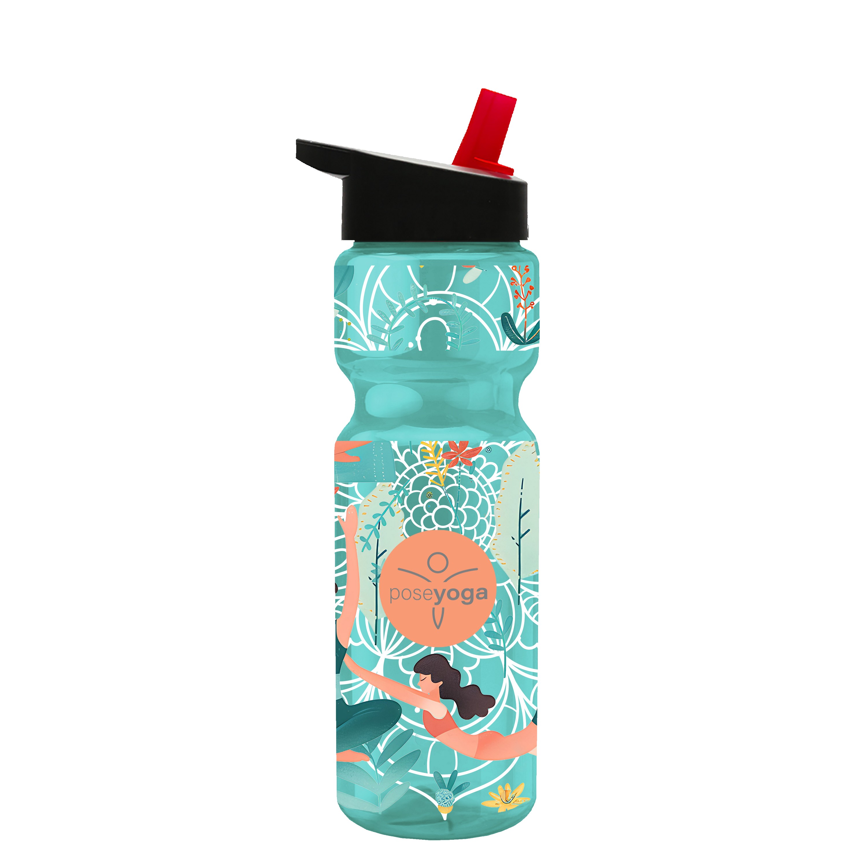 Garyline® Champ Bottle with Flip-Straw Lid - 28 oz. 2