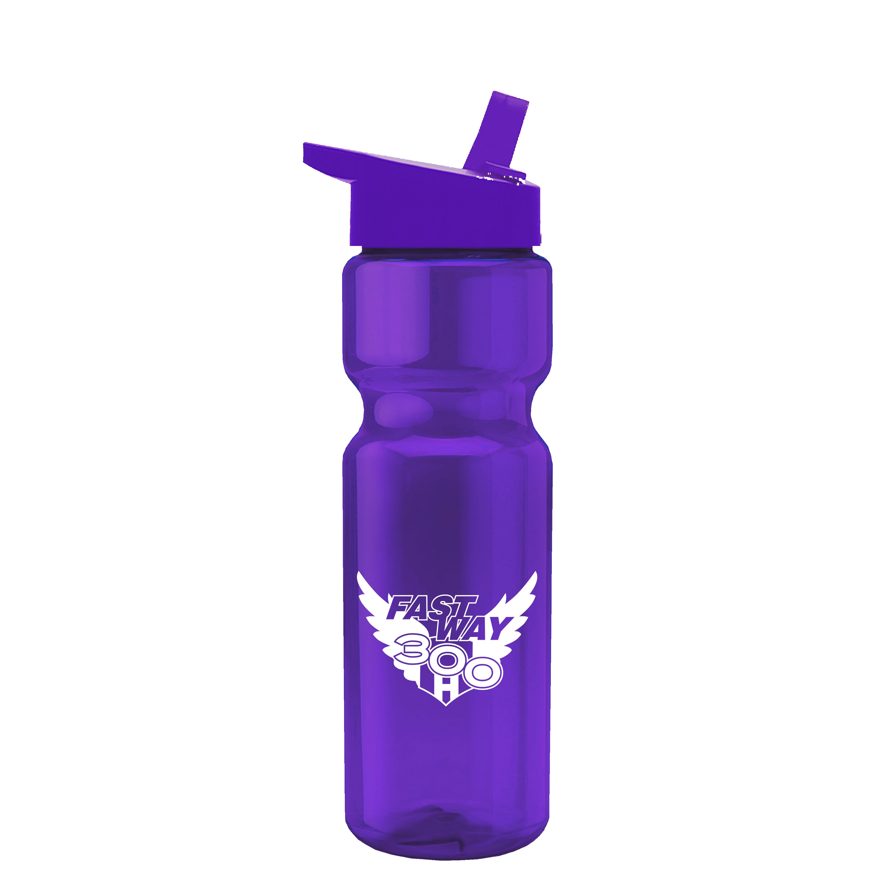Garyline® Champ Bottle with Flip-Straw Lid - 28 oz. 2