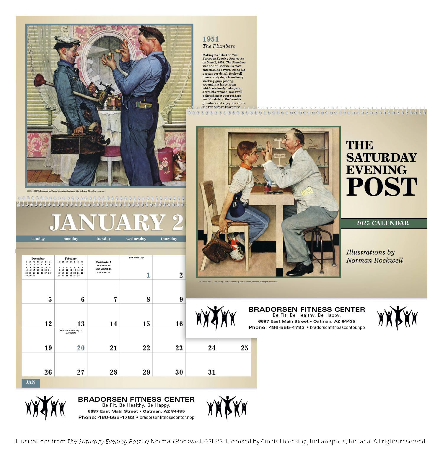 Triumph® Calendars The Saturday Evening Post Deluxe Pocket Calendar 2