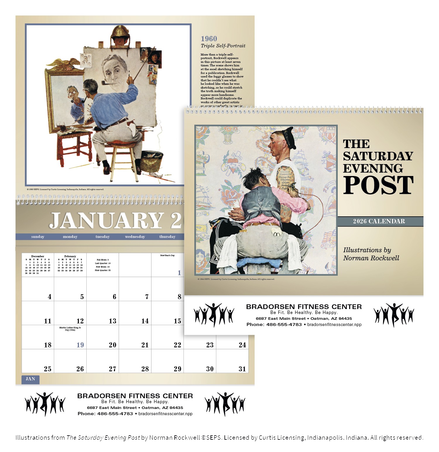 Triumph® Calendars The Saturday Evening Post Deluxe Pocket Calendar 2