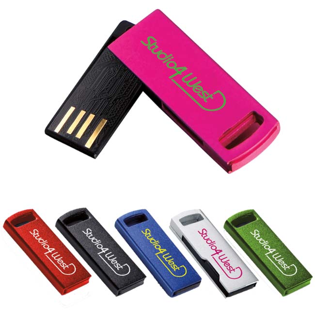 Universal Source® 8 GB Aluminum USB 2.0 Flash Drive 2