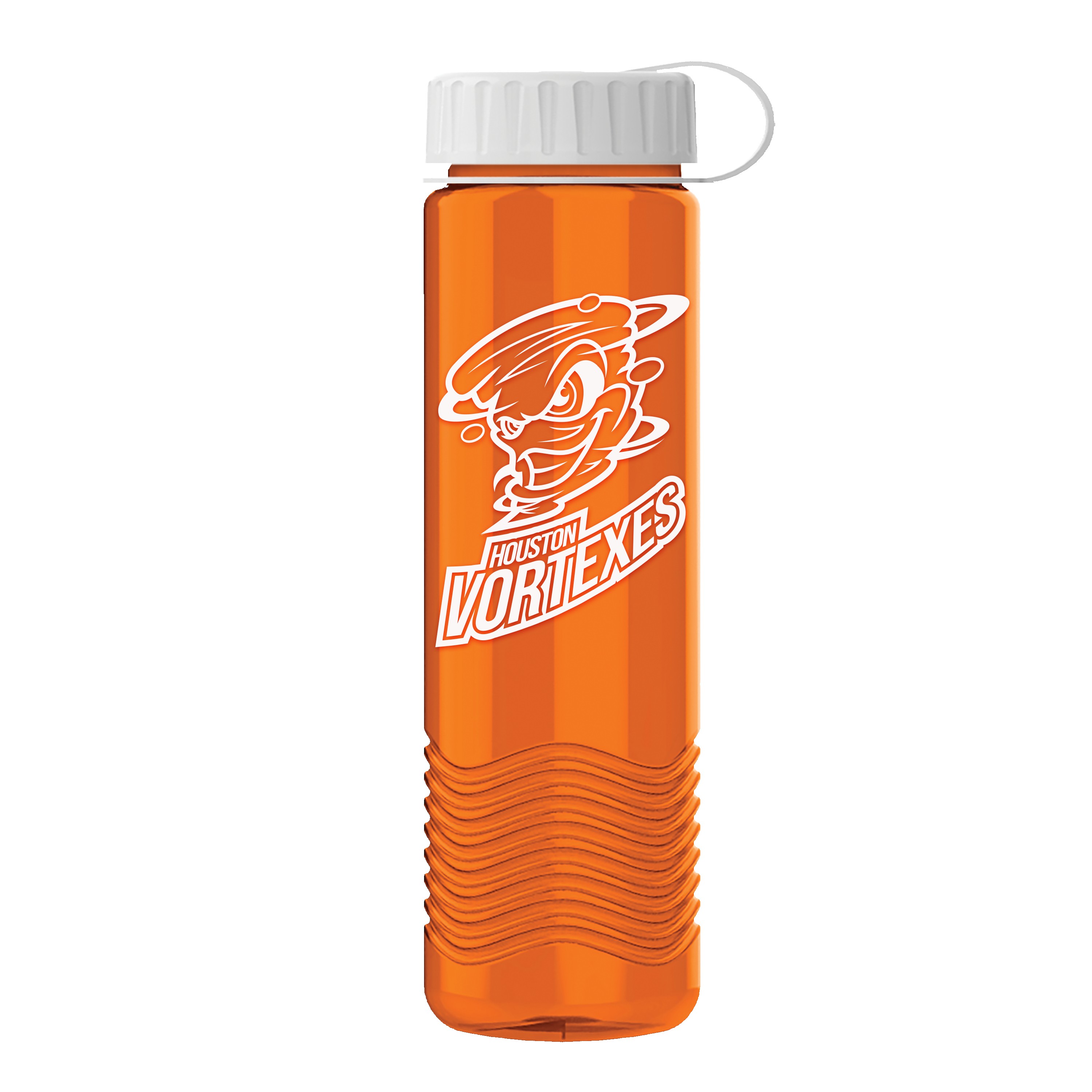 Garyline® Wave Tritan® Bottle with Tethered Lid - 24 oz. 2