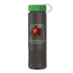 Garyline® Wave Tritan® Bottle with Tethered Lid - 24 oz. - TRB24T_smoke_bottle_green_lid_full.png Garyline® Wave Tritan® Bottle with Tethered Lid - 24 oz. - TRB24T_smoke_bottle_green_lid_full.png
