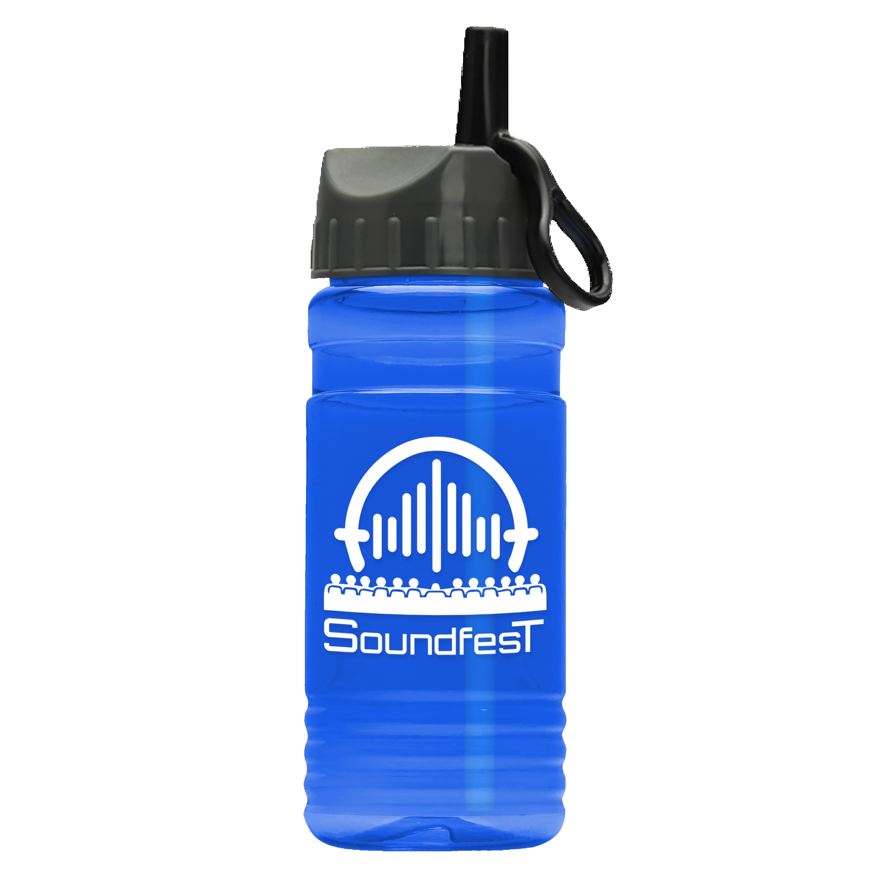 Garyline® Groove Tritan® Bottle with Ring-Straw Lid - 20 oz. 2