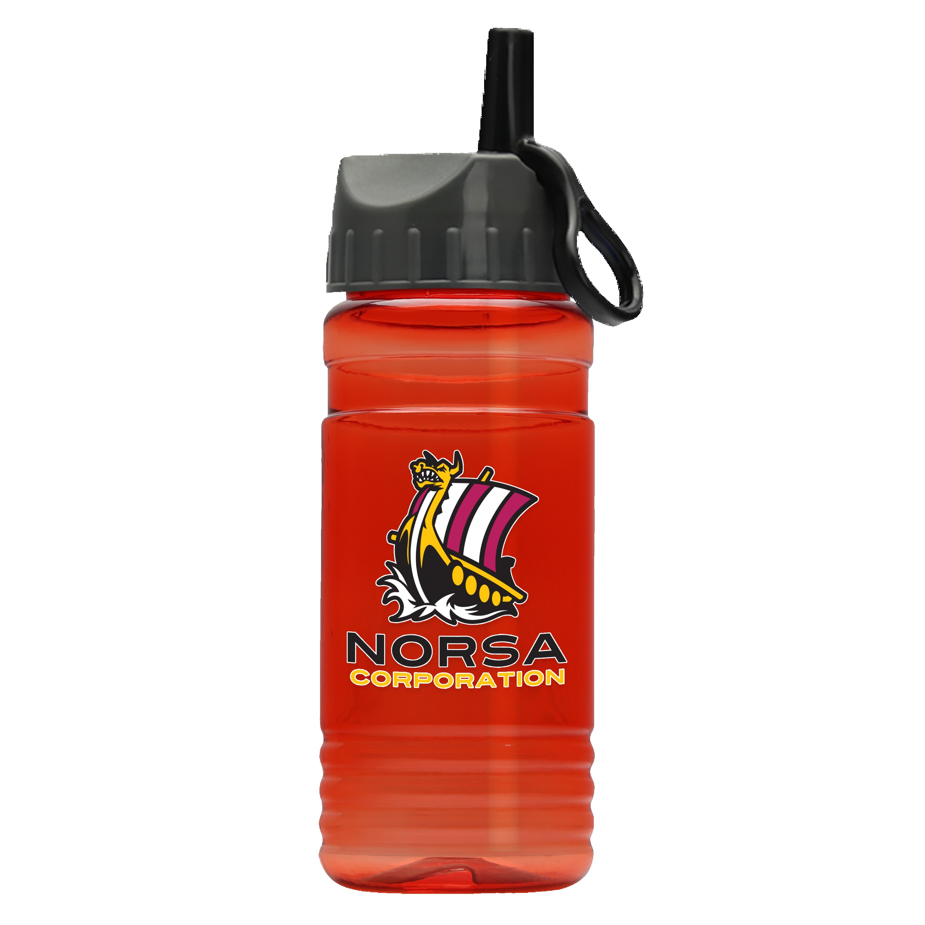 Garyline® Groove Tritan® Bottle with Ring-Straw Lid - 20 oz. 2