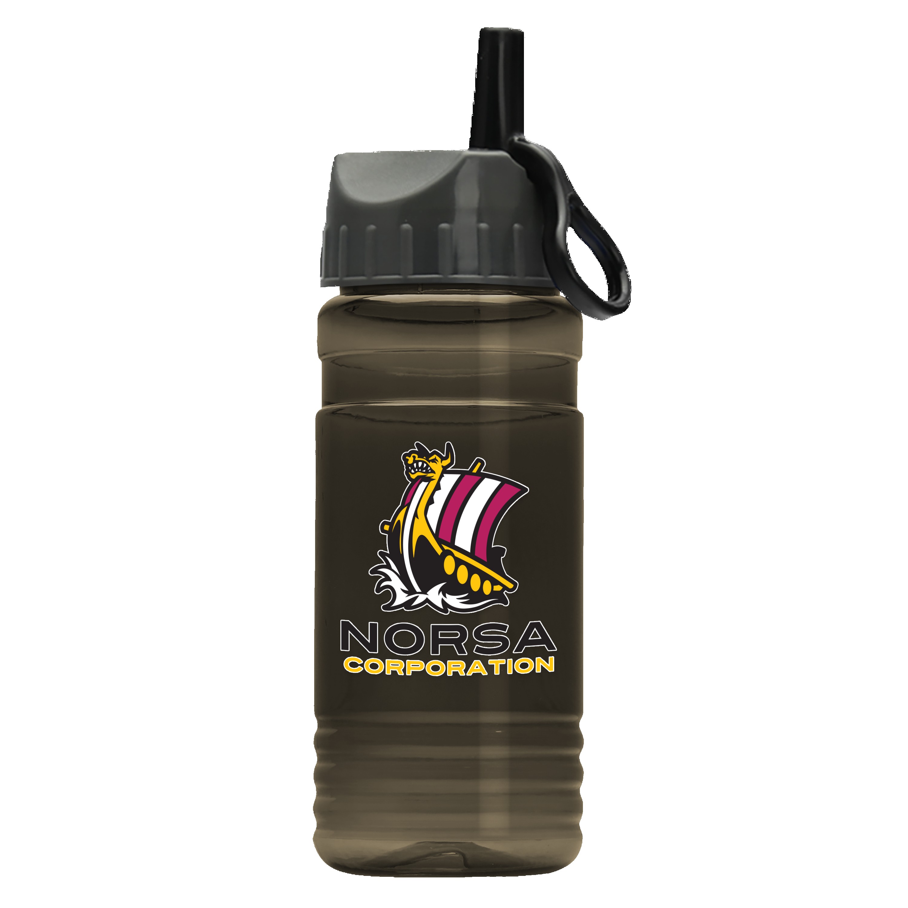 Garyline® Groove Tritan® Bottle with Ring-Straw Lid - 20 oz. 2