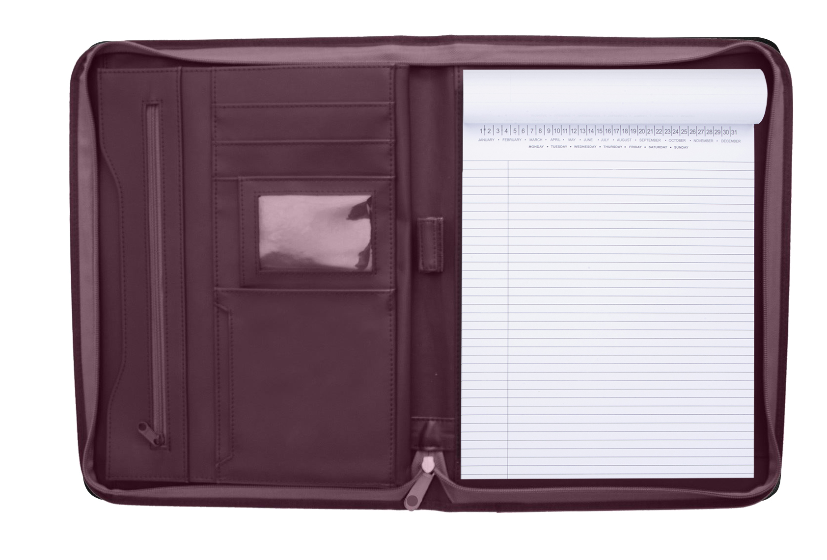 Good Value™ Ultrahyde Zippered Padfolio 2